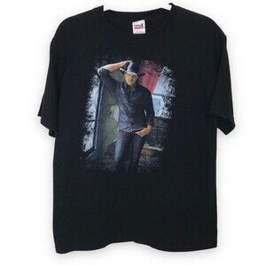 Anvil Trace Adkins American Man 2008 Concert Tour Black T Shirt Size Medium